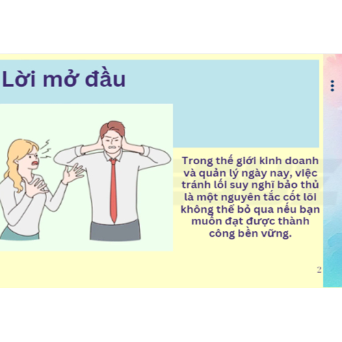 1. Lời mở đầu